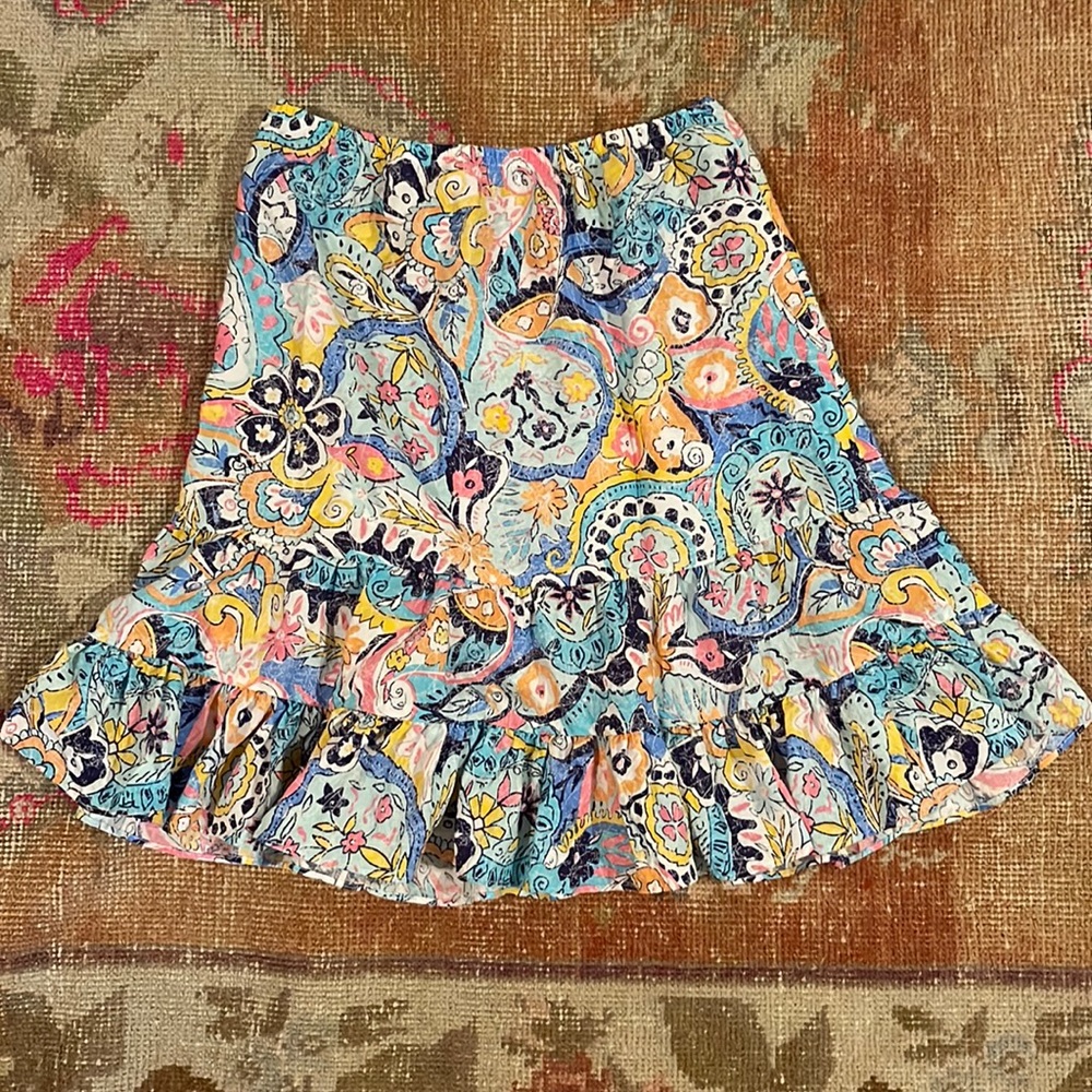High waisted colorful skirt never worn